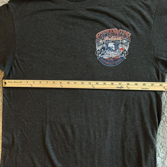 Sturgis 2016 Mens Shirt Size XL Black Hills 76th Annual Motorcycle Rally Tee - Picture 8 of 15